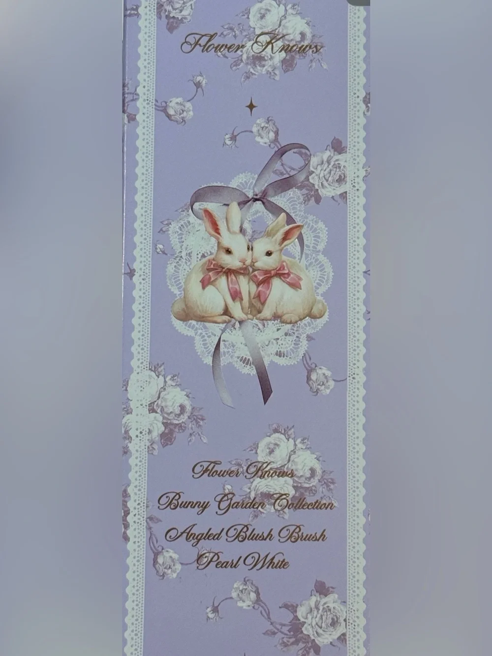 Flower Knows Bunny Garden Collection.Fairyland Reverie Blush & Pearl White Brush